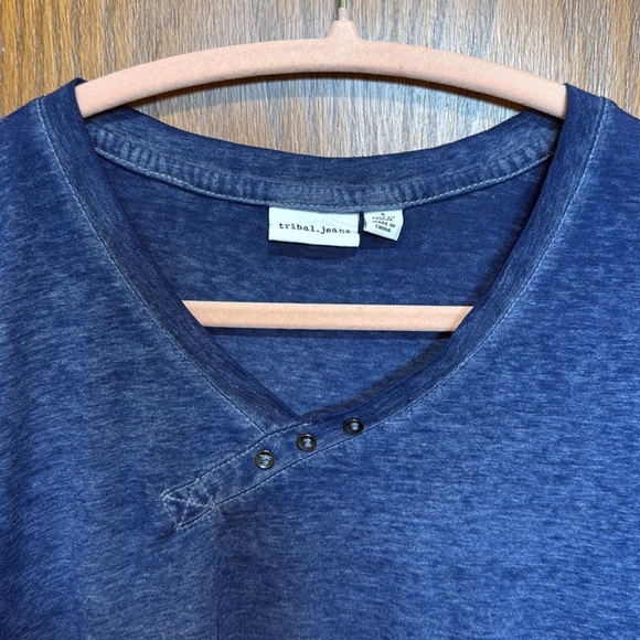 Tribal Jeans ¾ Sleeve Top - Picture 2 of 4